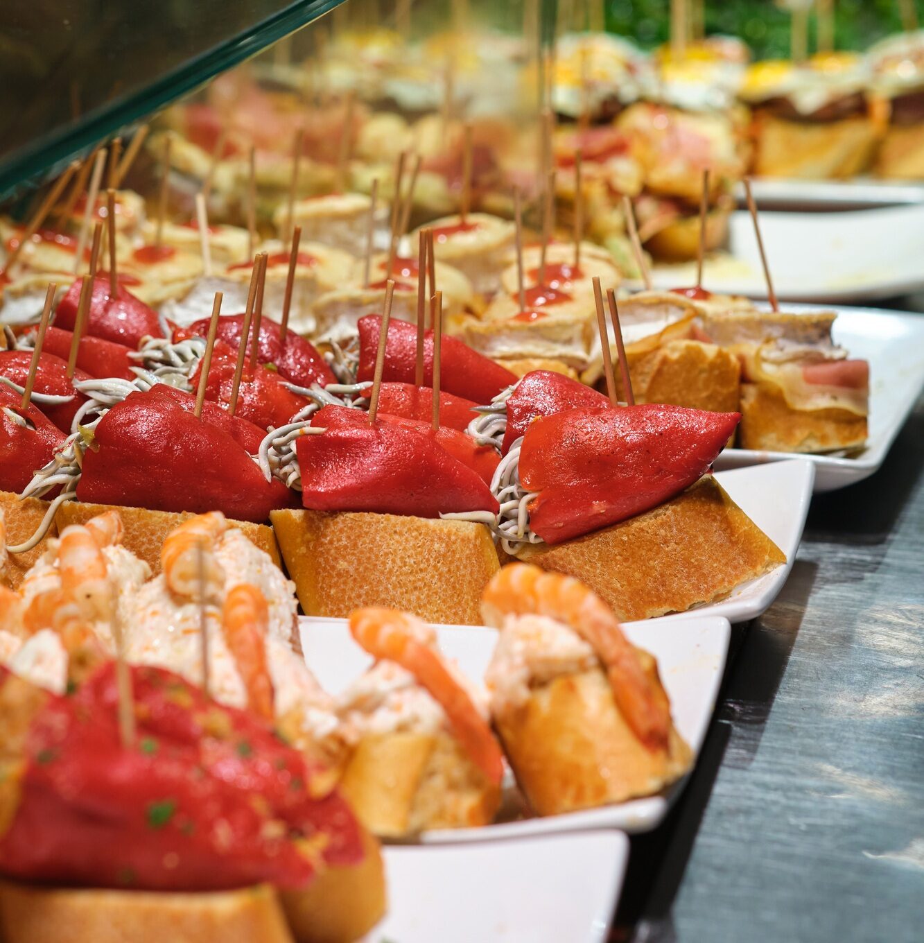 Pintxos bar in San Sebastian, Basque Country, Spain